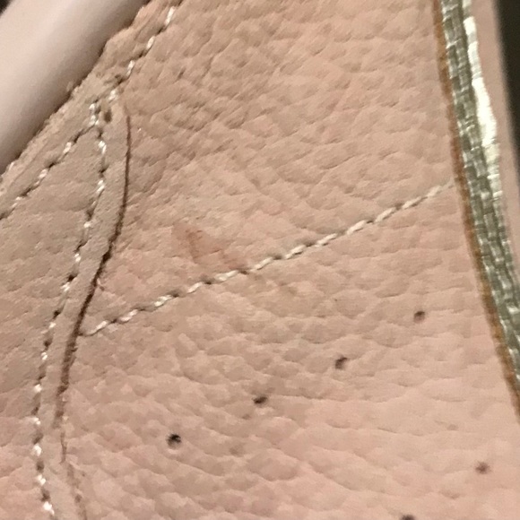 Aerosoles stitch N Turn leather wedge sneakers; EUC SEE DESCRIPTION/photos - Picture 7 of 9